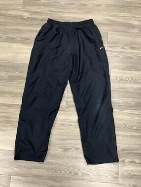 Nike Windbreaker Pants Navy Blue Zip Cuff